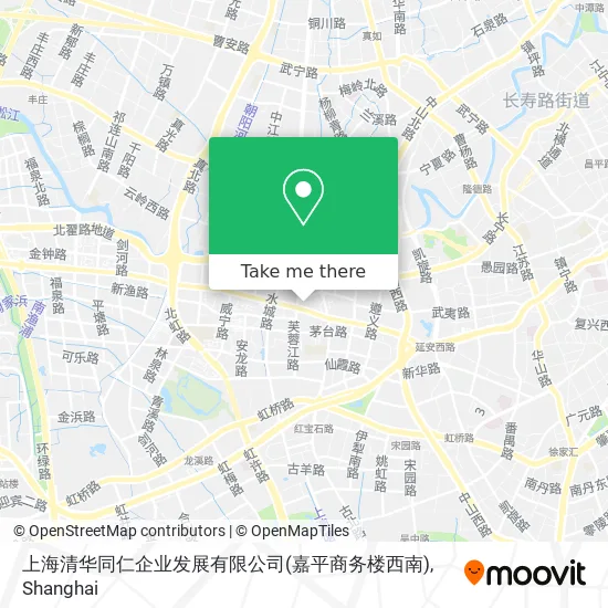 上海清华同仁企业发展有限公司(嘉平商务楼西南) map