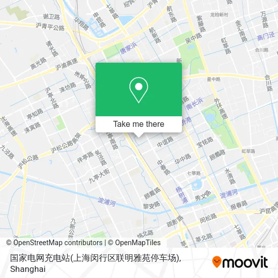 国家电网充电站(上海闵行区联明雅苑停车场) map