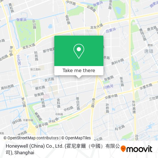 Honeywell (China) Co., Ltd. (霍尼韋爾（中國）有限公司) map
