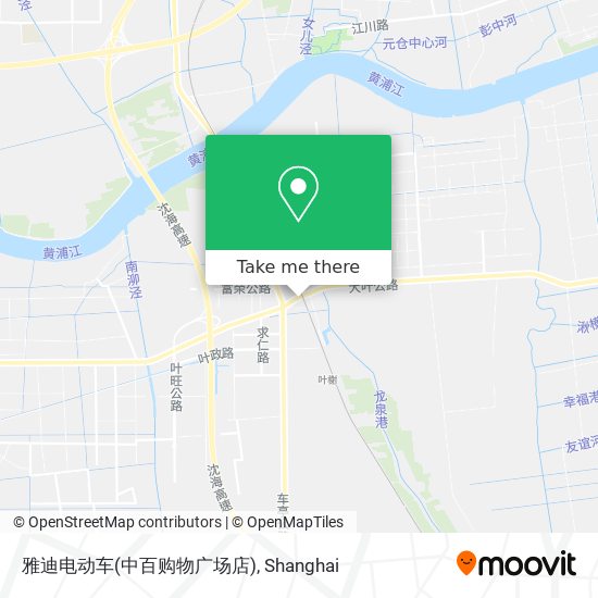 雅迪电动车(中百购物广场店) map