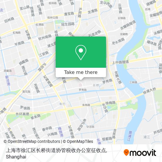 上海市徐汇区长桥街道协管税收办公室征收点 map
