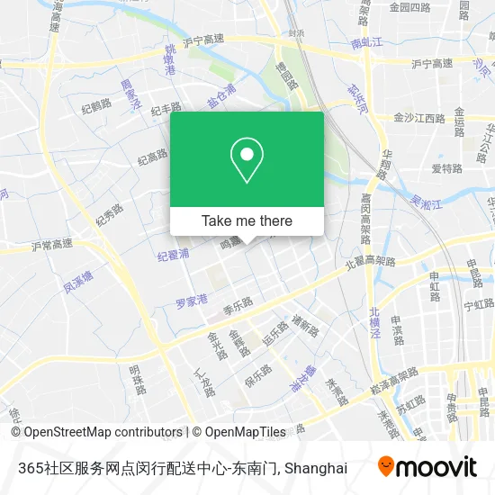 365社区服务网点闵行配送中心-东南门 map