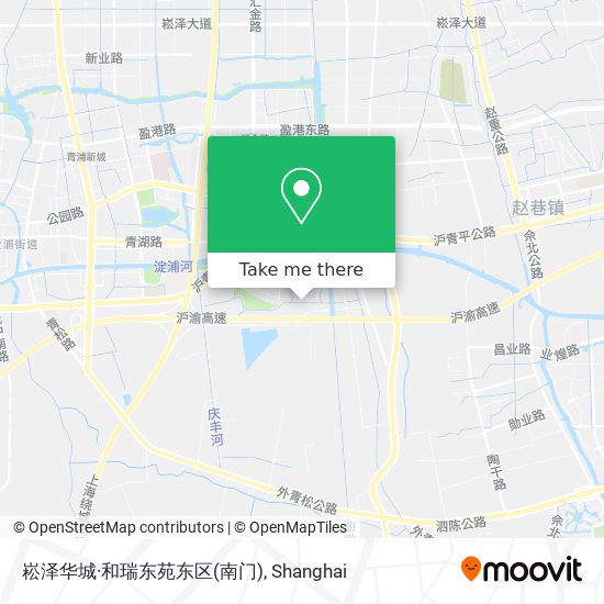 崧泽华城·和瑞东苑东区(南门) map