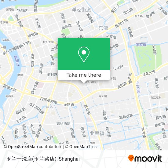 玉兰干洗店(玉兰路店) map