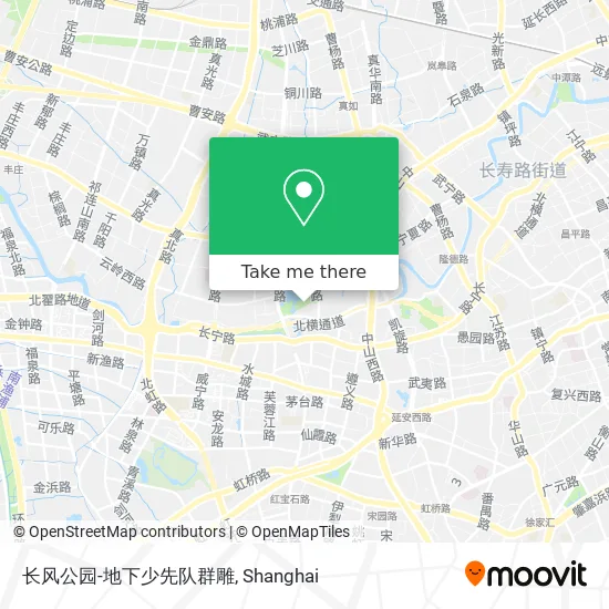 长风公园-地下少先队群雕 map