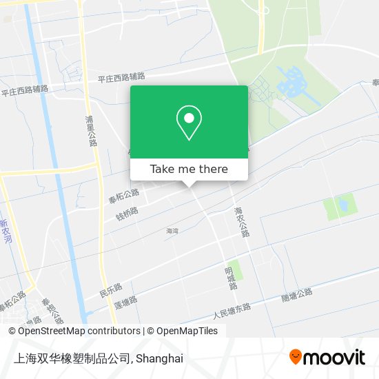 上海双华橡塑制品公司 map