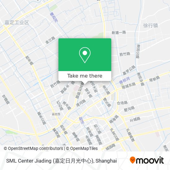 SML Center Jiading (嘉定日月光中心) map