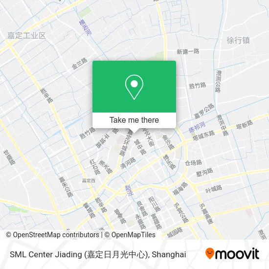 SML Center Jiading (嘉定日月光中心) map