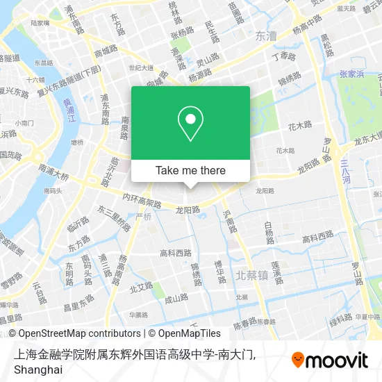 上海金融学院附属东辉外国语高级中学-南大门 map
