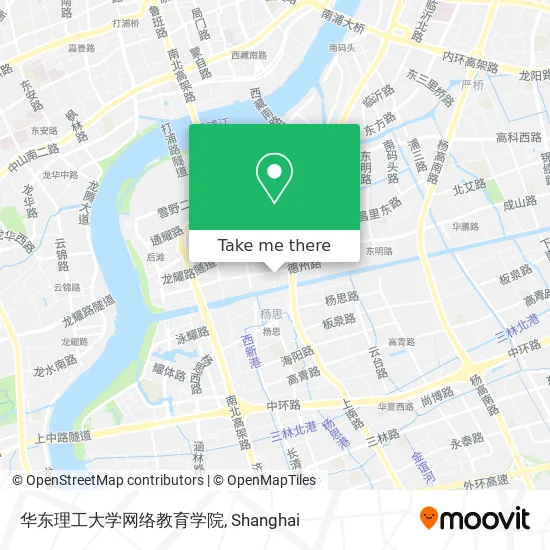 华东理工大学网络教育学院 map