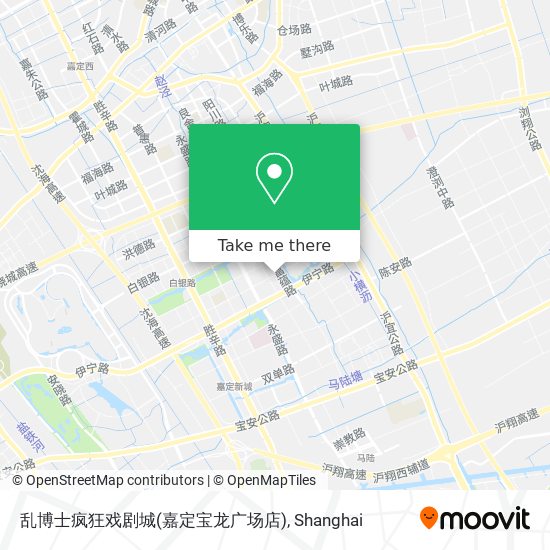 乱博士疯狂戏剧城(嘉定宝龙广场店) map