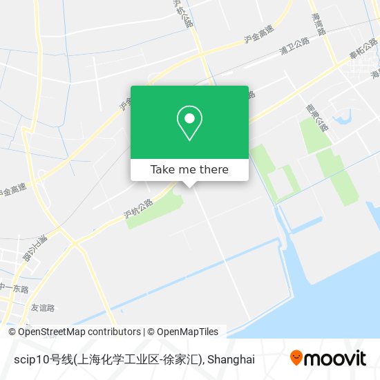 scip10号线(上海化学工业区-徐家汇) map