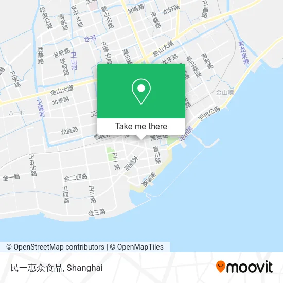 民一惠众食品 map
