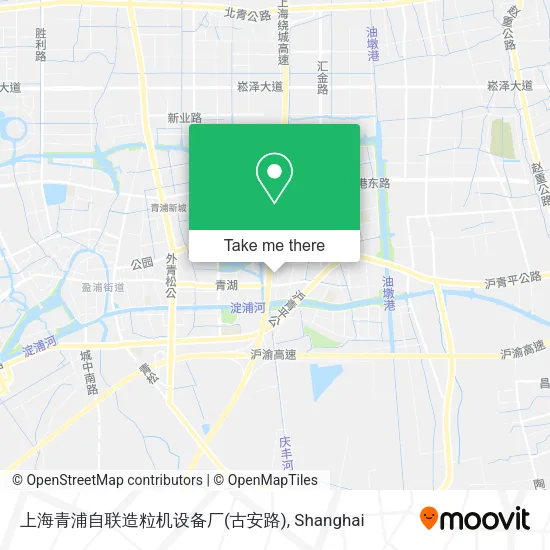 上海青浦自联造粒机设备厂(古安路) map