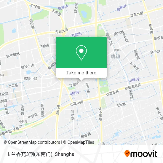 玉兰香苑3期(东南门) map