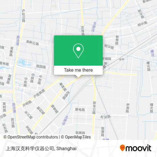 上海汉克科学仪器公司 map