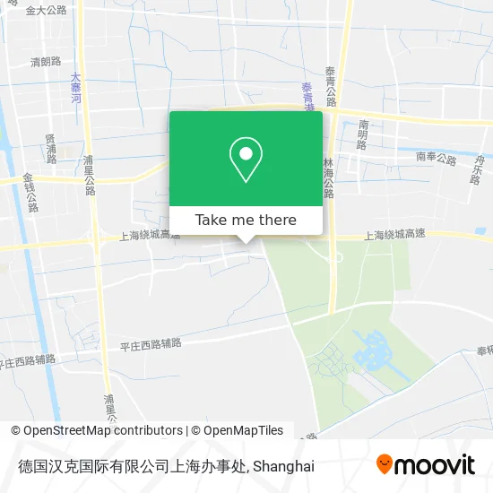 德国汉克国际有限公司上海办事处 map