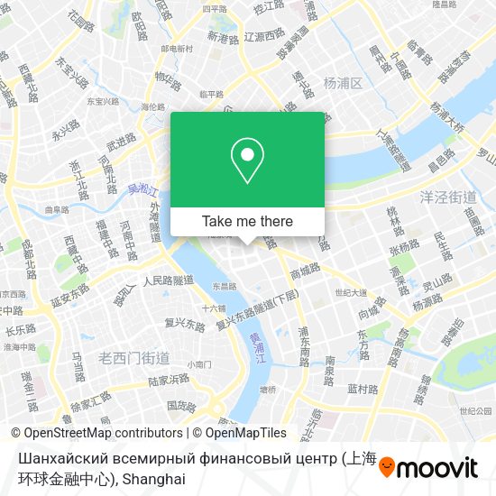Шанхайский всемирный финансовый центр (上海环球金融中心) map