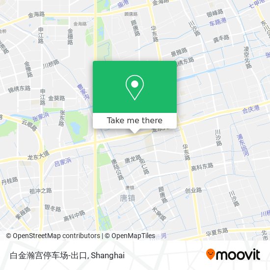 白金瀚宫停车场-出口 map