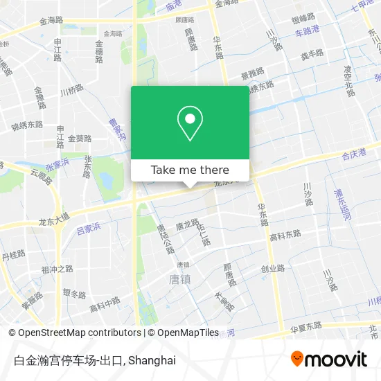 白金瀚宫停车场-出口 map