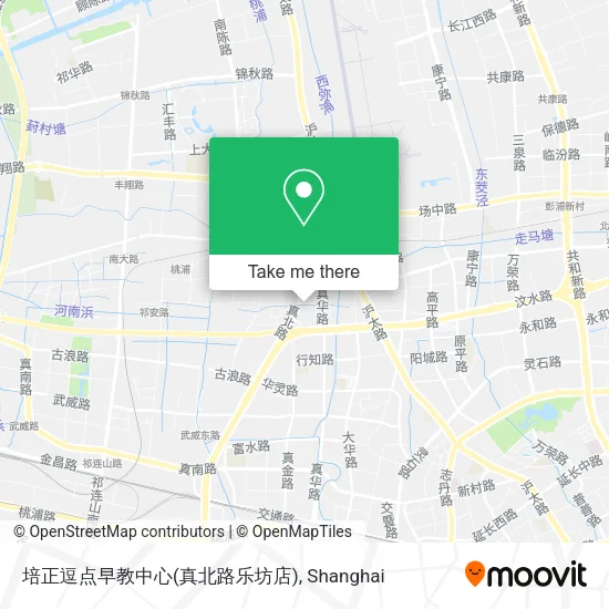 培正逗点早教中心(真北路乐坊店) map