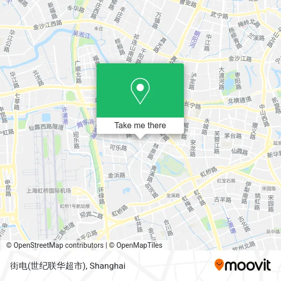 街电(世纪联华超市) map