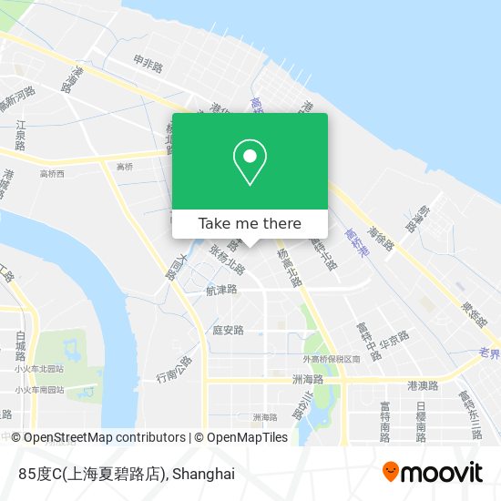 85度C(上海夏碧路店) map