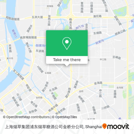 上海烟草集团浦东烟草糖酒公司金桥分公司 map