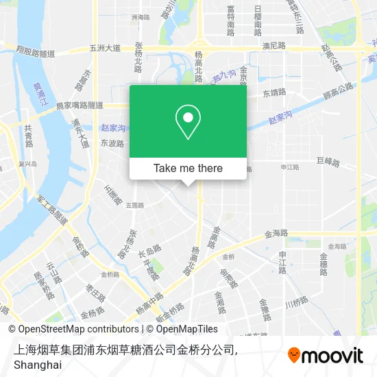 上海烟草集团浦东烟草糖酒公司金桥分公司 map