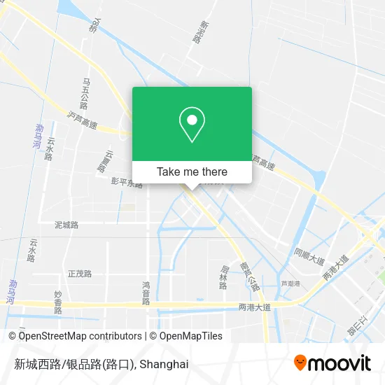新城西路/银品路(路口) map