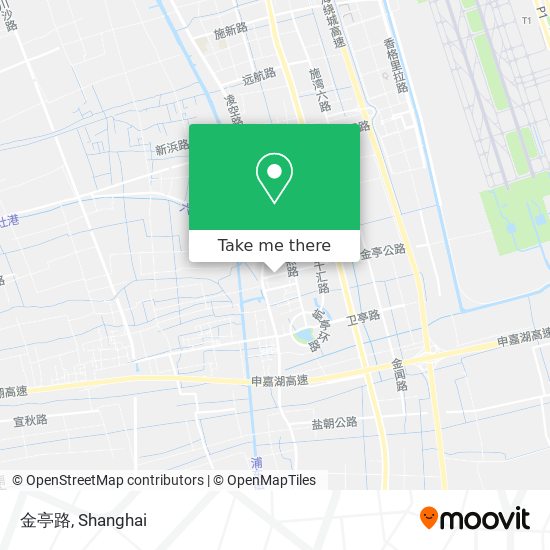 金亭路 map