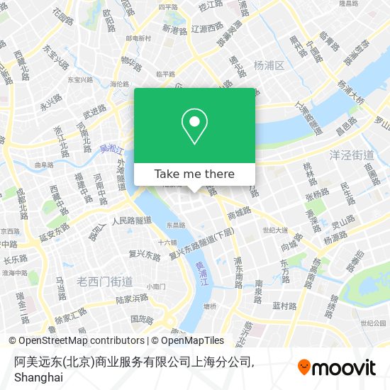 阿美远东(北京)商业服务有限公司上海分公司 map