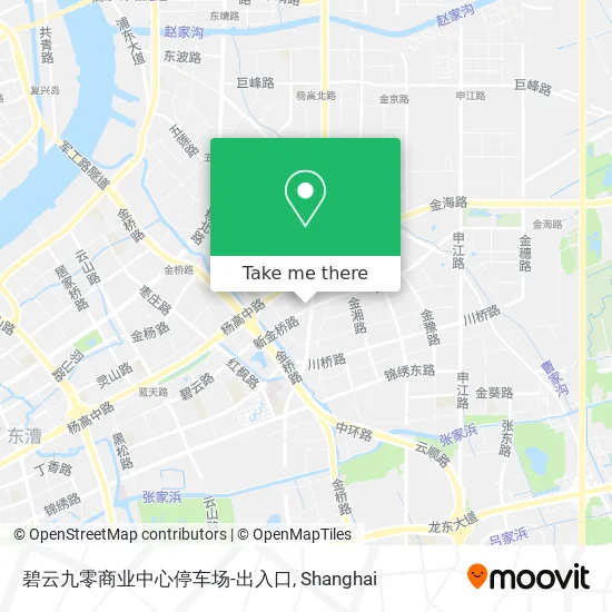 碧云九零商业中心停车场-出入口 map