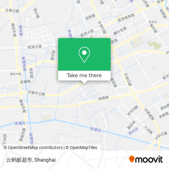 云蚂蚁超市 map