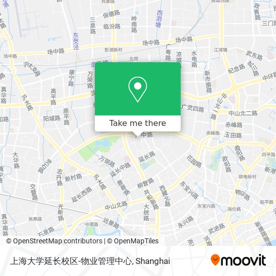 上海大学延长校区-物业管理中心 map