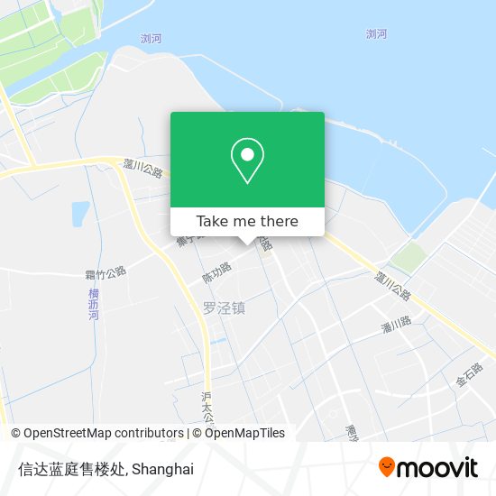 信达蓝庭售楼处 map