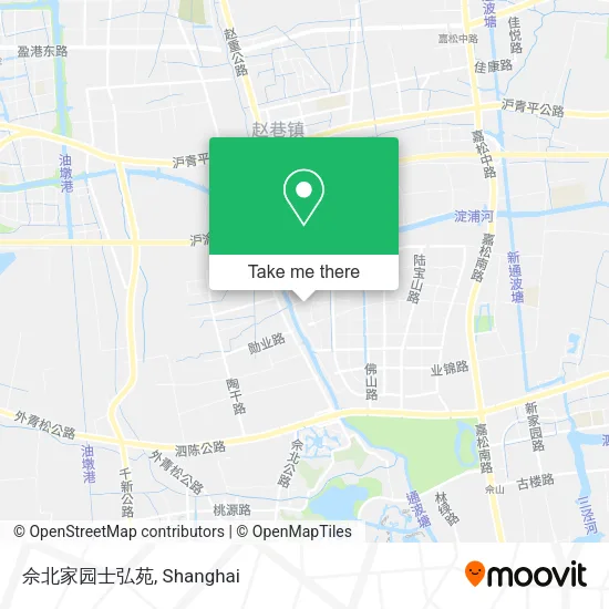 佘北家园士弘苑 map