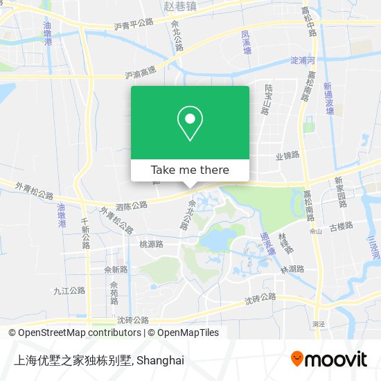 上海优墅之家独栋别墅 map