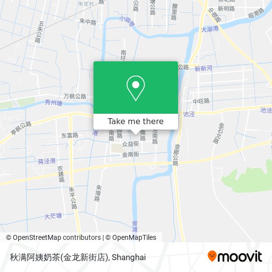 秋满阿姨奶茶(金龙新街店) map