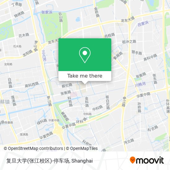 复旦大学(张江校区)-停车场 map