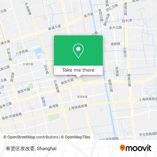 奉贤区发改委 map