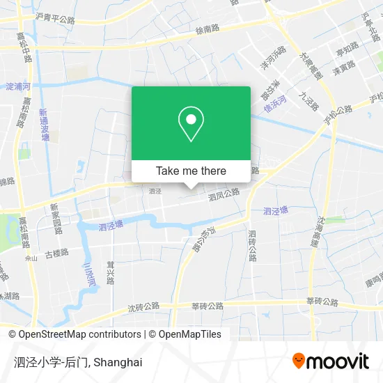 泗泾小学-后门 map
