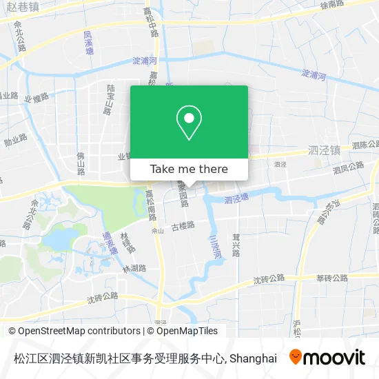 松江区泗泾镇新凯社区事务受理服务中心 map