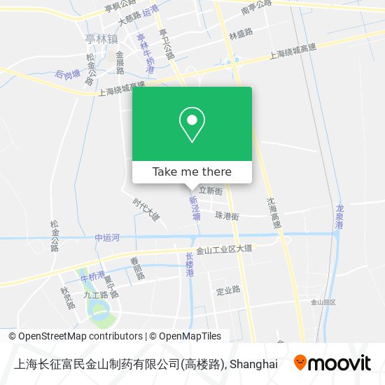 上海长征富民金山制药有限公司(高楼路) map