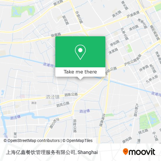 上海亿鑫餐饮管理服务有限公司 map