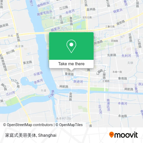 家庭式美容美体 map