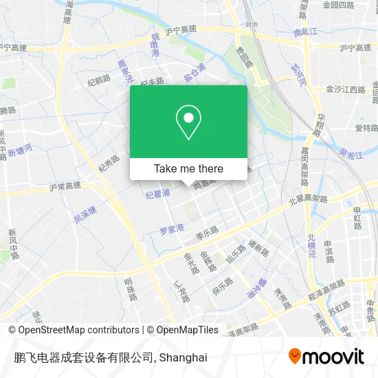鹏飞电器成套设备有限公司 map