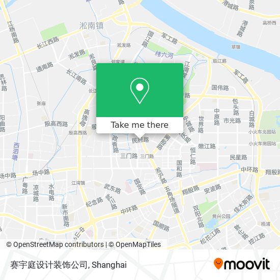 赛宇庭设计装饰公司 map