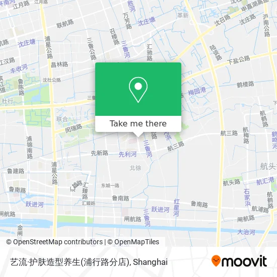 艺流·护肤造型养生(浦行路分店) map