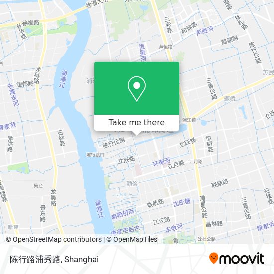 陈行路浦秀路 map